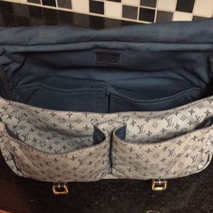 Authentic Louis Vuitton mini Lin saumur